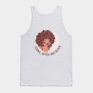 Young Gifted and Black Girl Tank Top